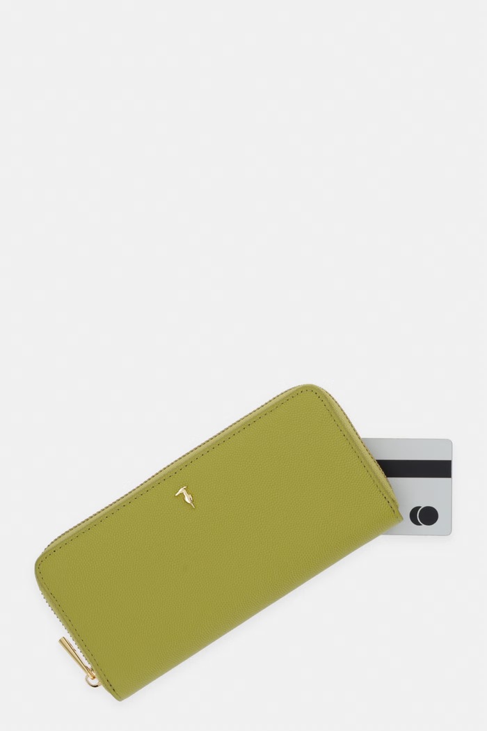 Trussardi portofel de piele verde I042E000130N