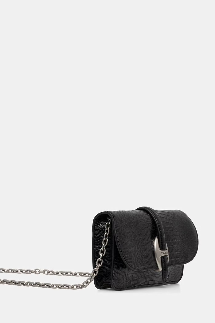 Trussardi bőr pénztárca I062E100115N fekete SS26