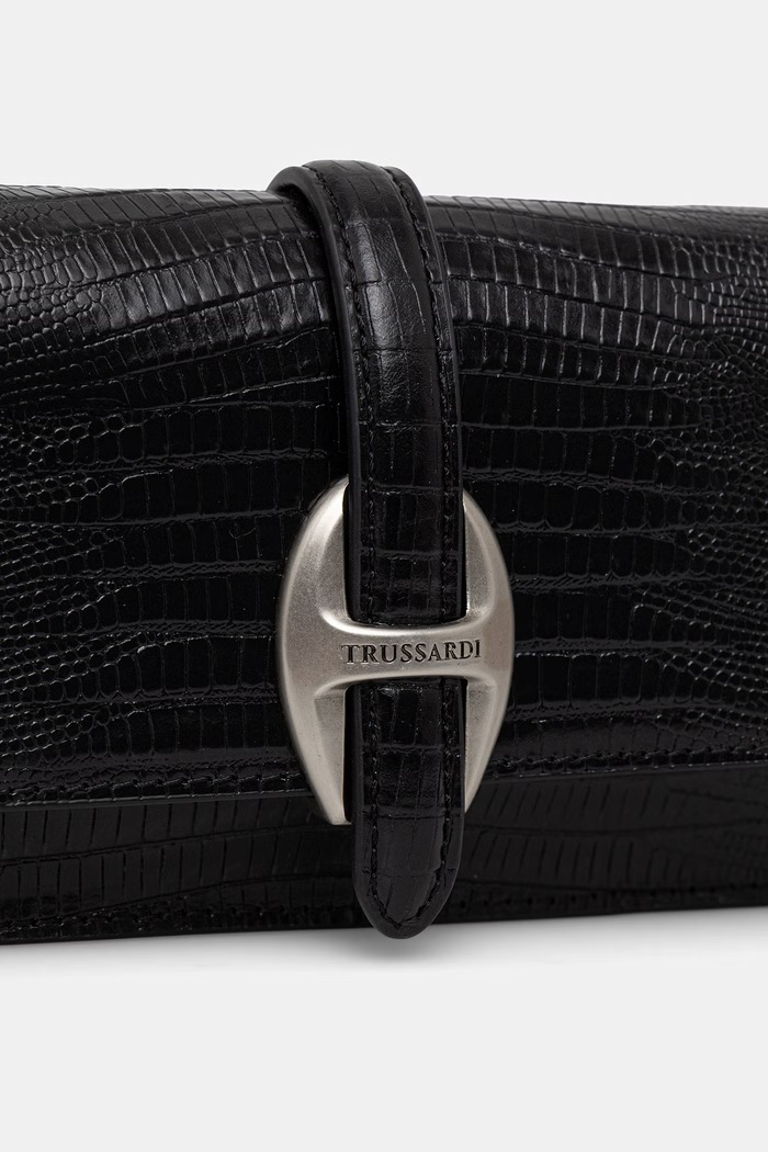 Trussardi bőr pénztárca fekete I062E100115N