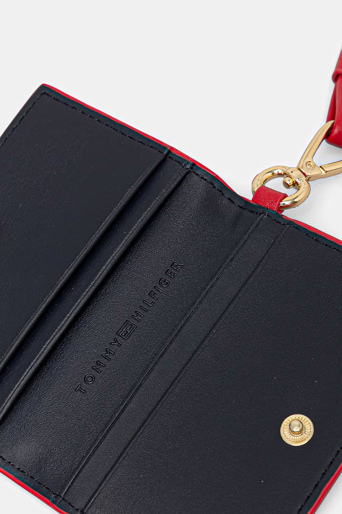 Tommy Hilfiger card-holder pentru femei AW0AW18480 rosu