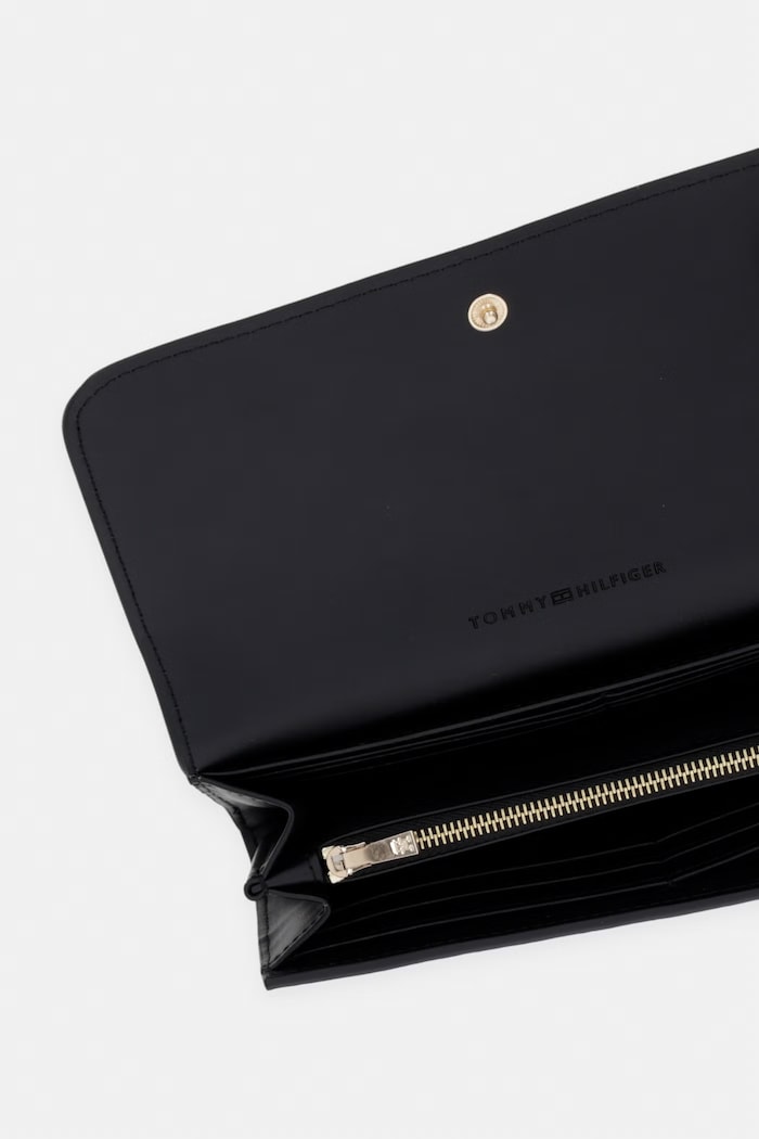 Accesorii Tommy Hilfiger portofel pentru femei AW0AW18488 negru