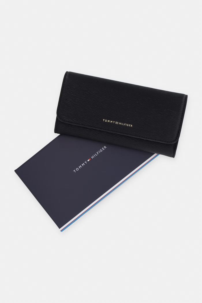 Tommy Hilfiger portofel pentru femei AW0AW18488 negru