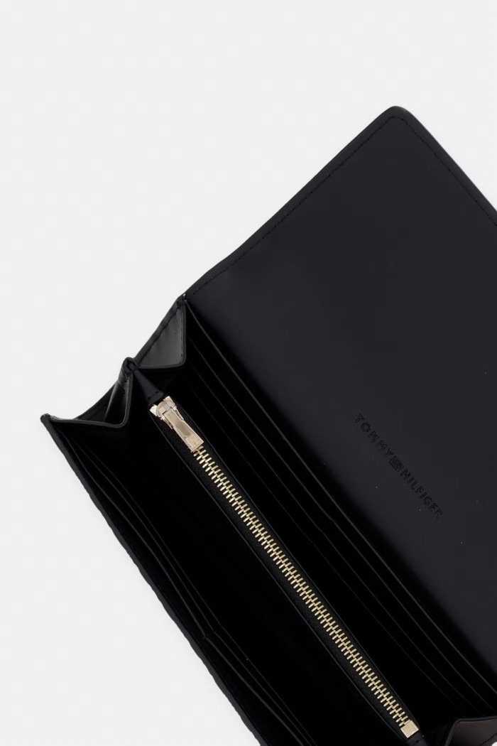 Accesorii Tommy Hilfiger portofel pentru femei AW0AW18593 negru