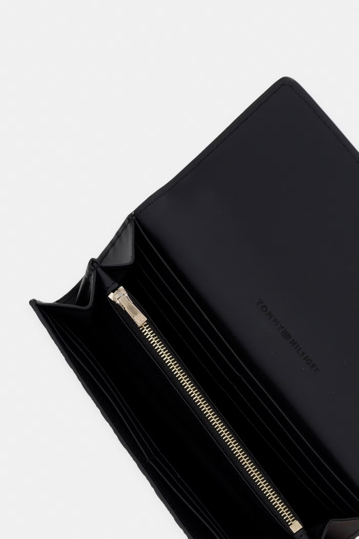Accesorii Tommy Hilfiger portofel pentru femei AW0AW18593 negru