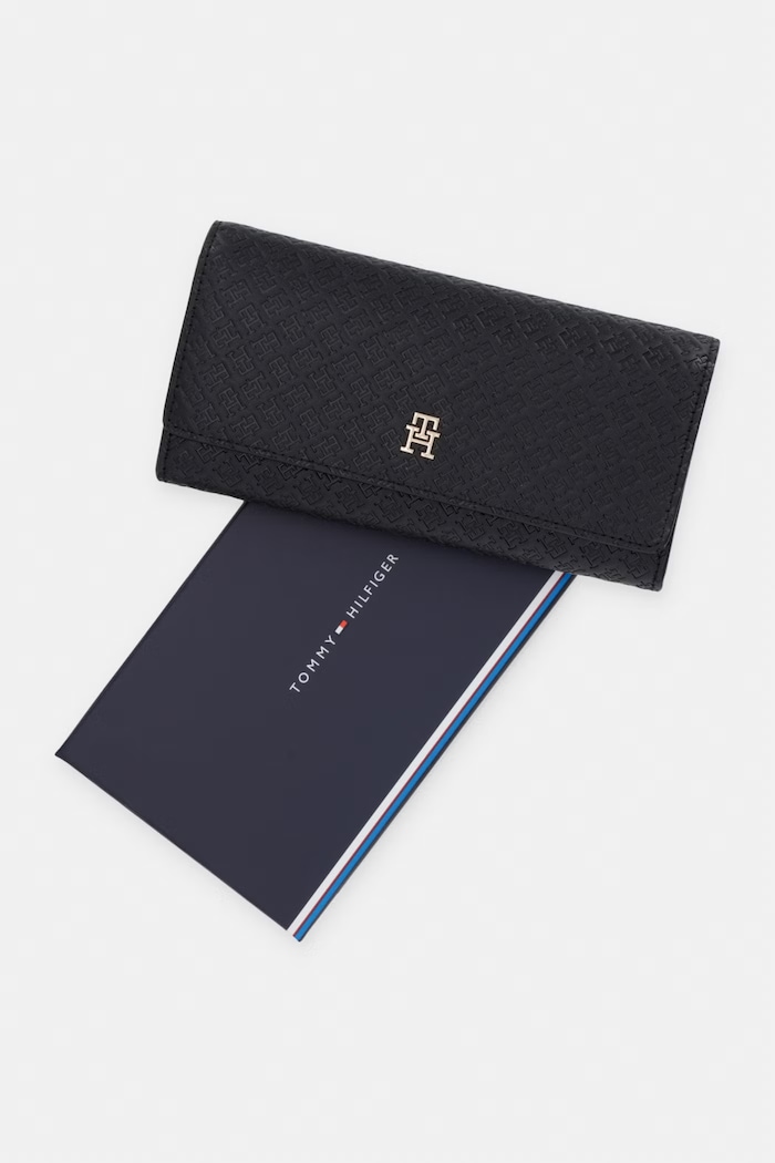 Tommy Hilfiger portofel pentru femei AW0AW18593 negru