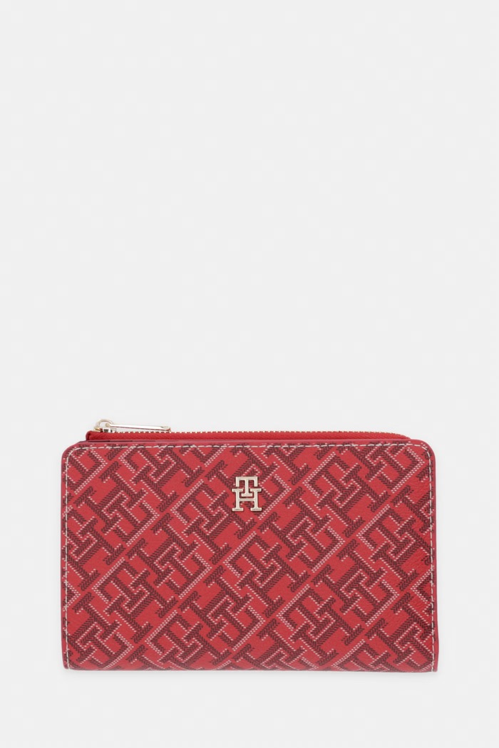 Tommy Hilfiger portfel damski czerwony AW0AW18594
