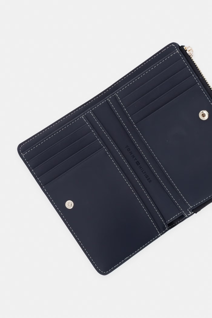 Accesorii Tommy Hilfiger portofel pentru femei AW0AW18594 bleumarin