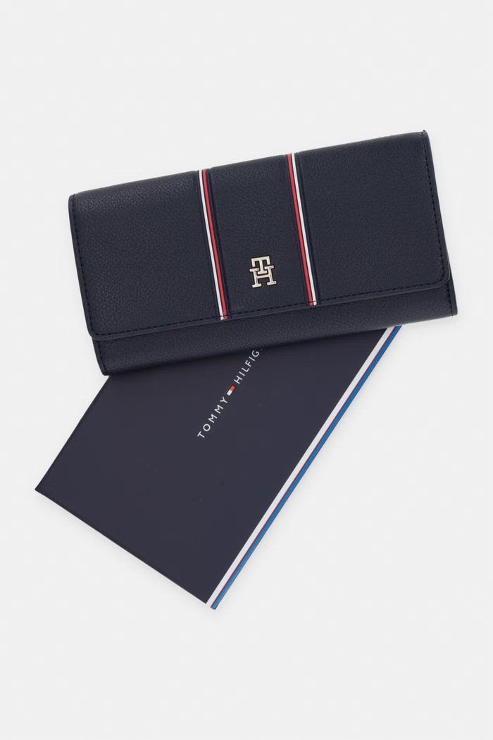 Tommy Hilfiger dámska peňaženka AW0AW18656 tmavomodrá