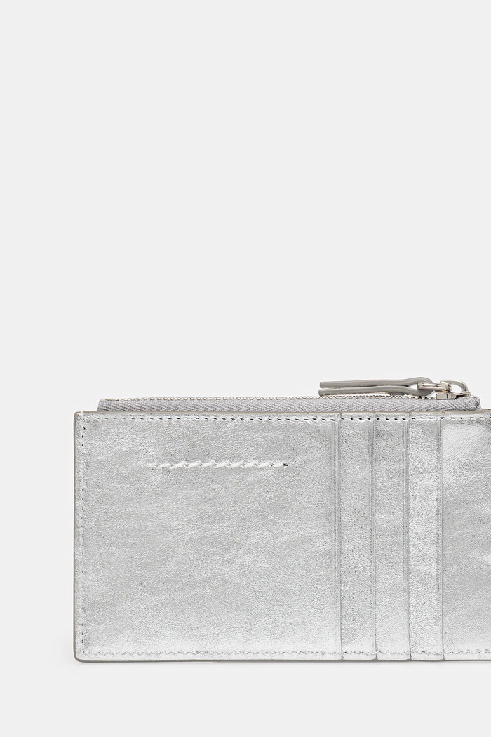MM6 Maison Margiela portfel skórzany SA6UI0031.P8874.T9002 szary SS26