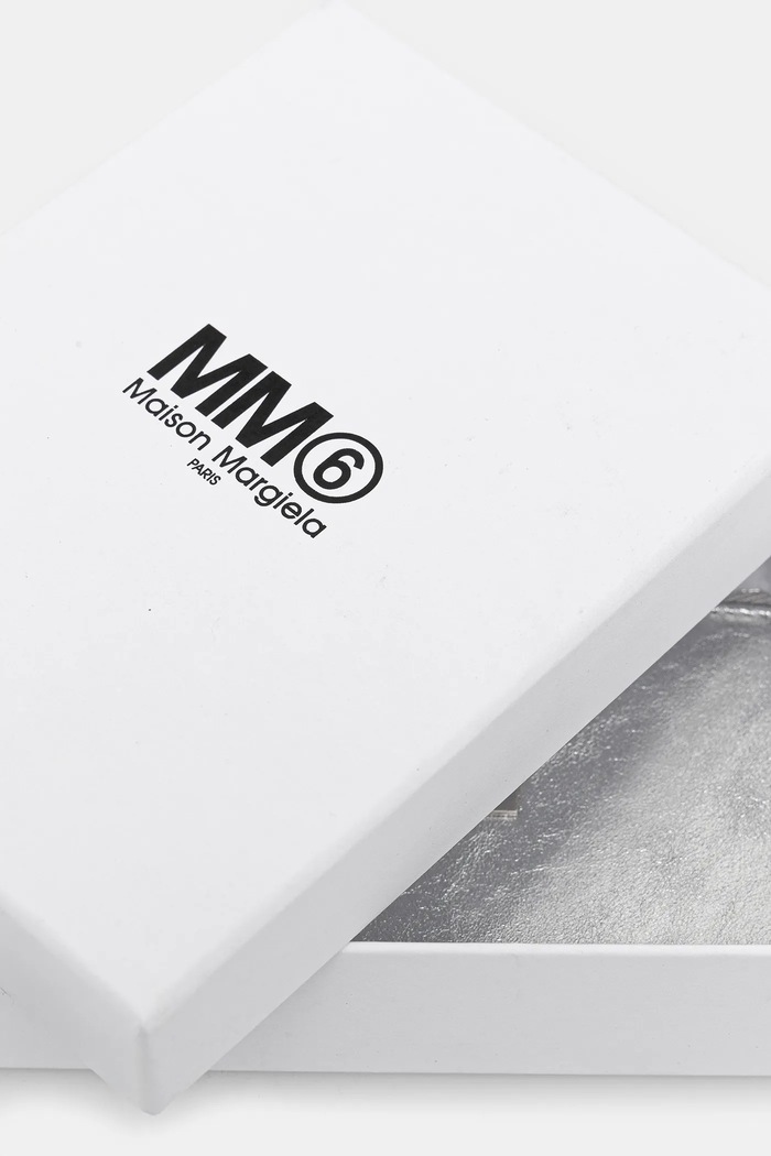 MM6 Maison Margiela portfel skórzany szary SA6UI0031.P8874.T9002
