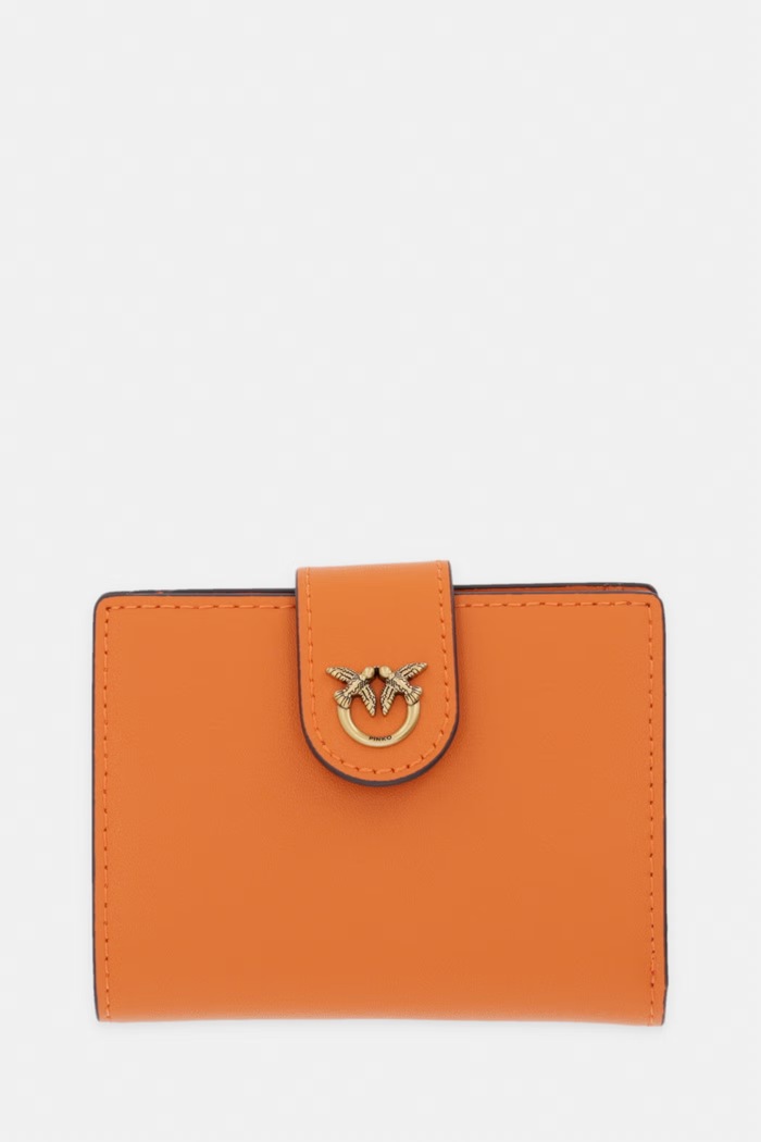 Pinko portofel pentru femei, din piele portocaliu 102840.A0F1
