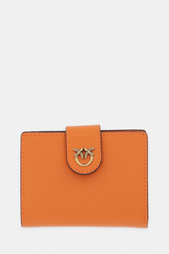 Pinko portofel pentru femei, din piele portocaliu 102840.A0F1