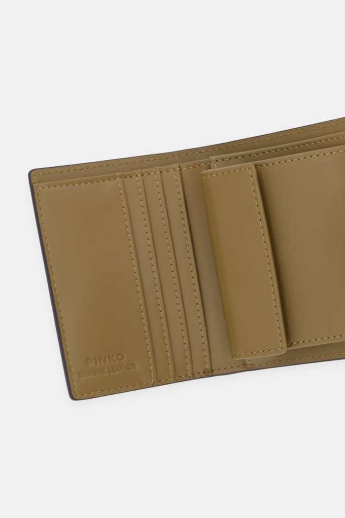 Accesorii Pinko portofel pentru femei, din piele 102840.A0F1 verde