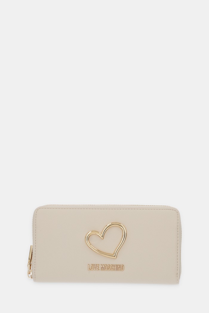 Кошелек Love Moschino имитация натуральной кожи бежевый JC5505PP1OLQ0110