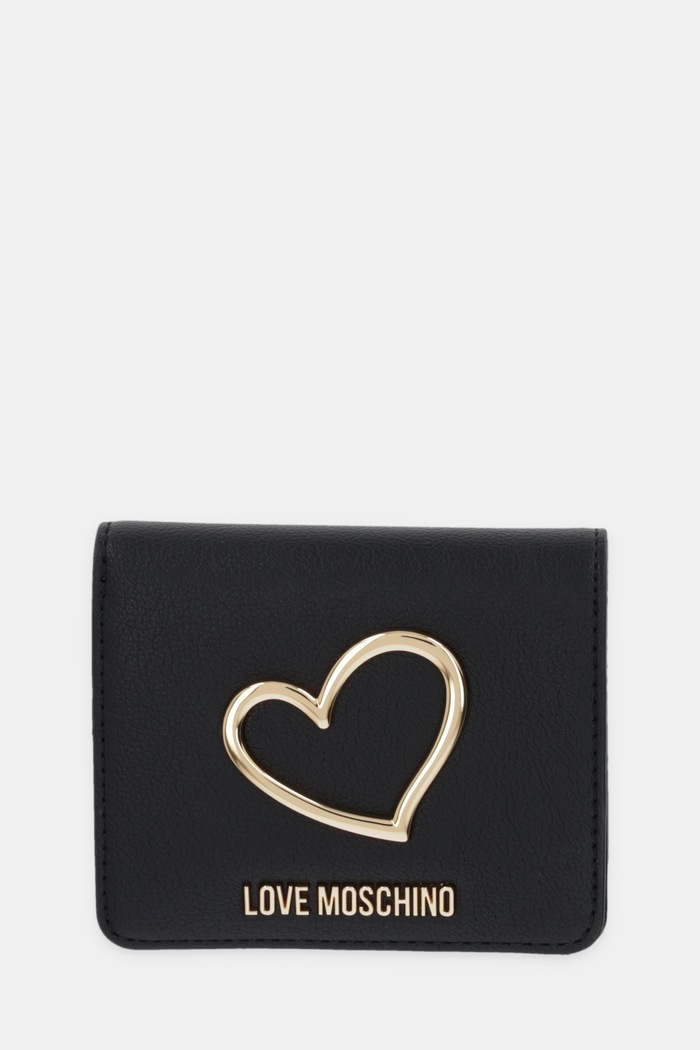 Peňaženka Love Moschino imitácia kože čierna JC5506PP1OLQ0000