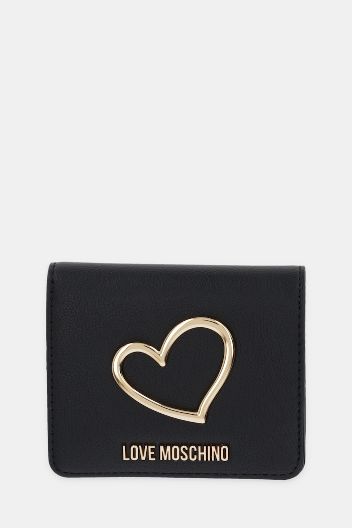 Peňaženka Love Moschino imitácia kože čierna JC5506PP1OLQ0000