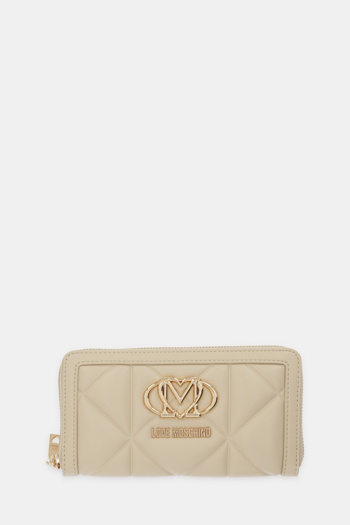 Πορτοφόλι Love Moschino συνθετικό μπεζ JC5644PP1OLC0129