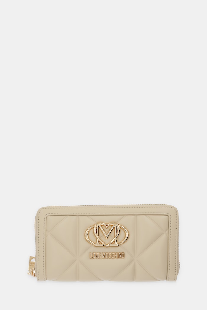 Πορτοφόλι Love Moschino συνθετικό μπεζ JC5644PP1OLC0129