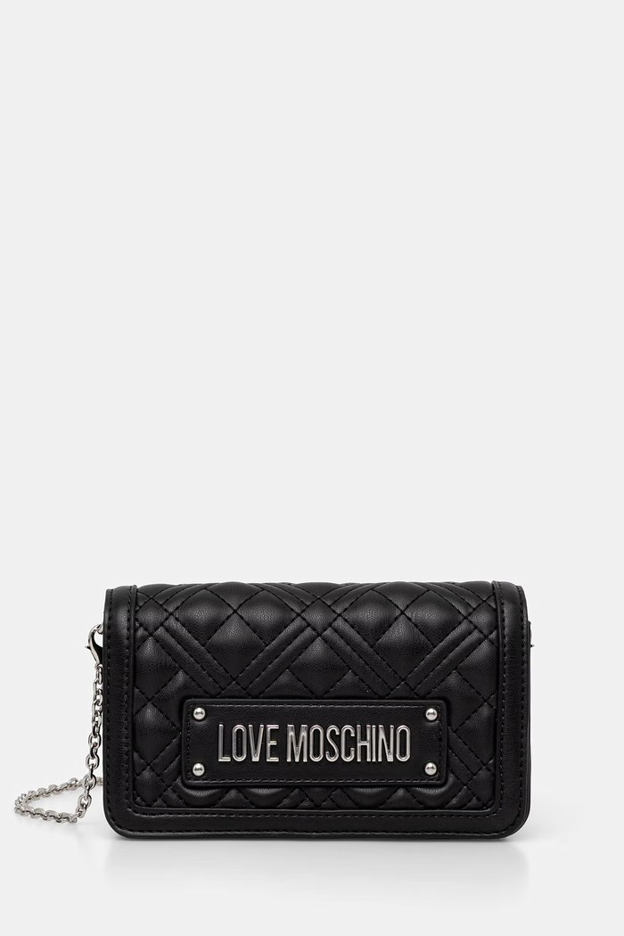 Kabelka Love Moschino imitácia kože čierna JC5681PP1OLA000B