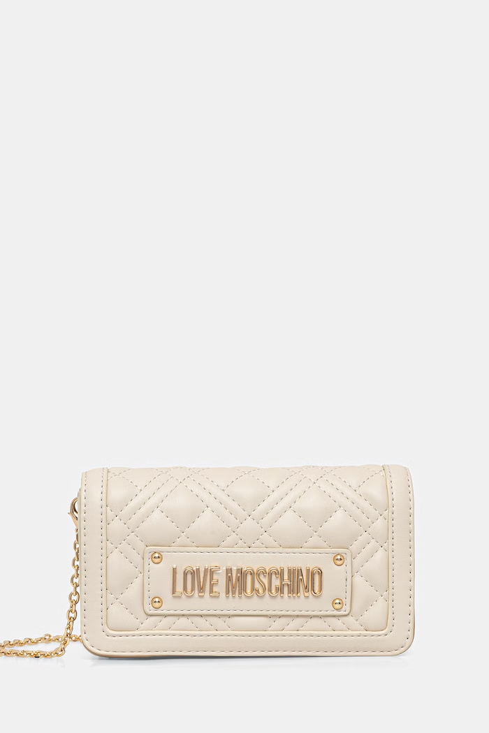 Kabelka Love Moschino imitácia kože béžová JC5681PP1OLA0110