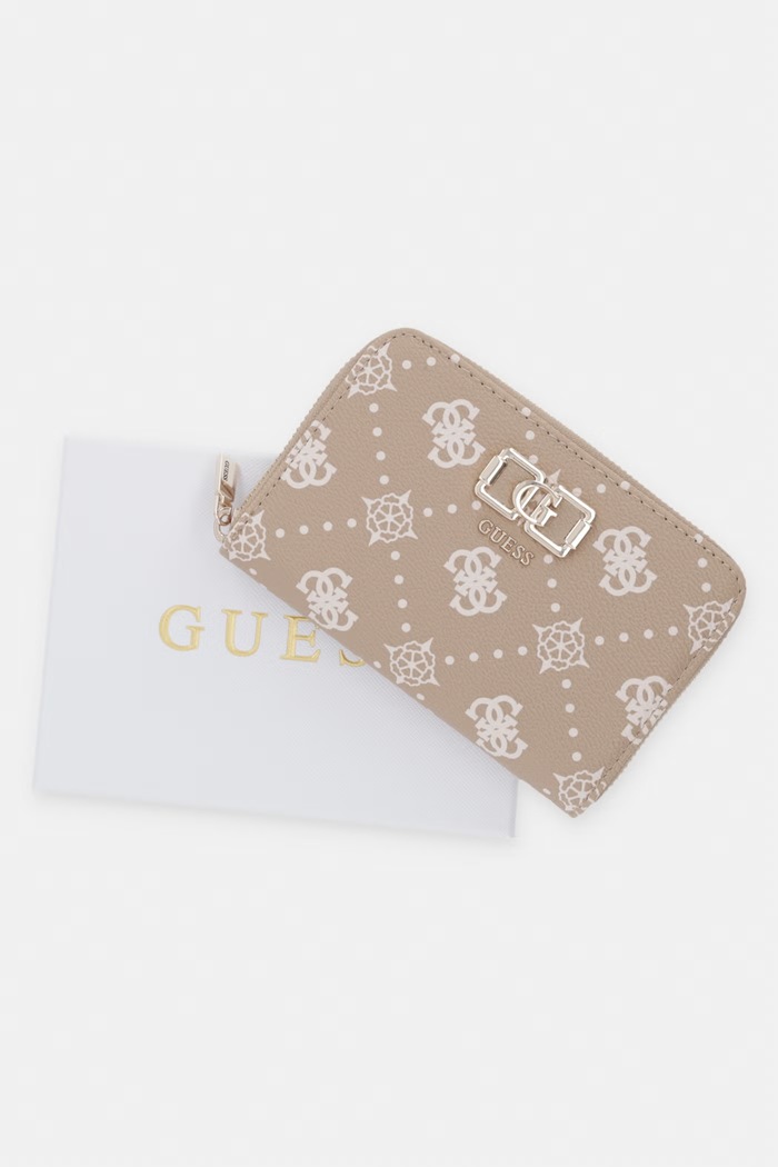 Guess dámska peňaženka z imitácie kože EMELIE SWGP99.28140 béžová