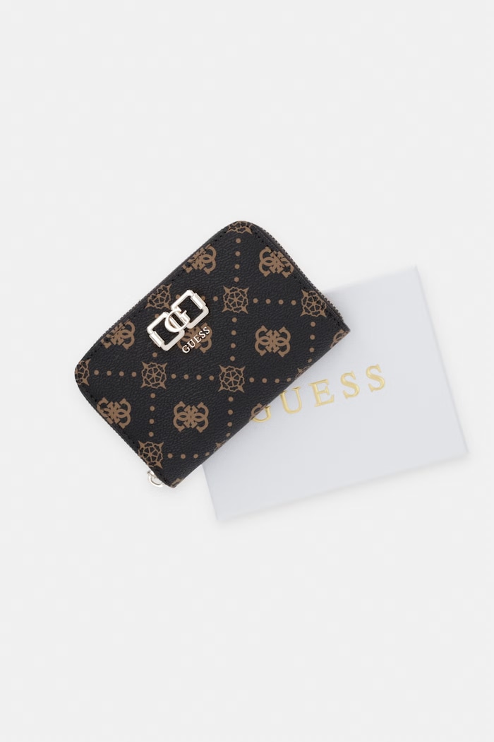 Guess dámska peňaženka z imitácie kože EMELIE SWGP99.28140 hnedá