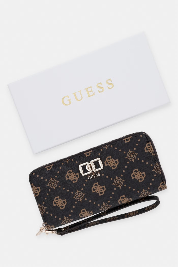 Guess portofel pentru femei, din imitație de piele EMELIE SWGP99.28146 maro