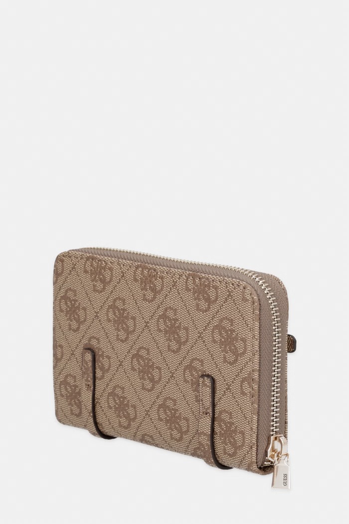 Guess peňaženka dámska z imitácie kože LEONA SWSG99.17140 béžová SS26