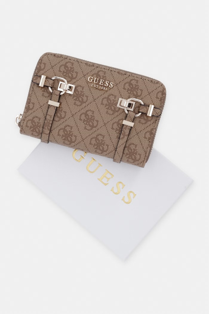 Guess peňaženka dámska z imitácie kože LEONA SWSG99.17140 béžová
