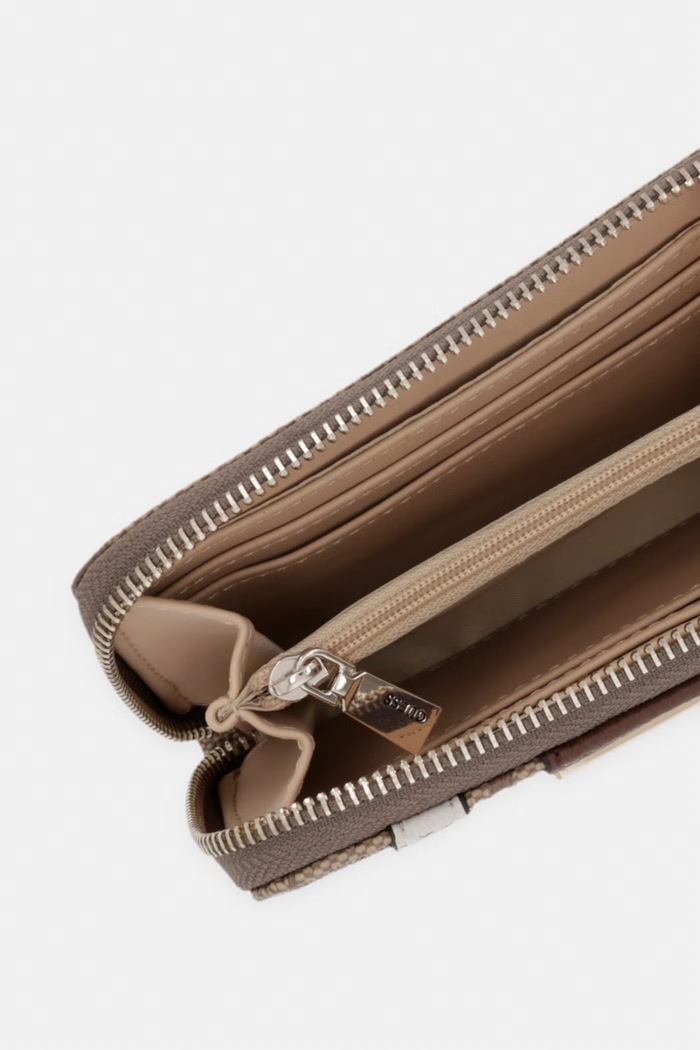 Doplnky Guess dámska peňaženka z imitácie kože LAUREL SWSS74.59140 béžová