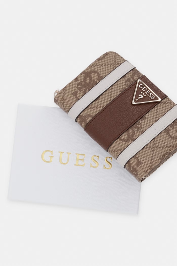 Guess dámska peňaženka z imitácie kože LAUREL SWSS74.59140 béžová