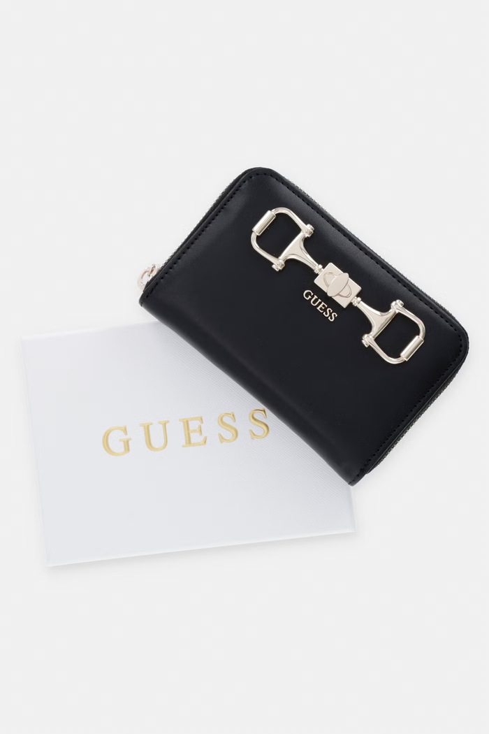 Guess peňaženka dámska z imitácie kože JANIE SWVG99.10140 čierna