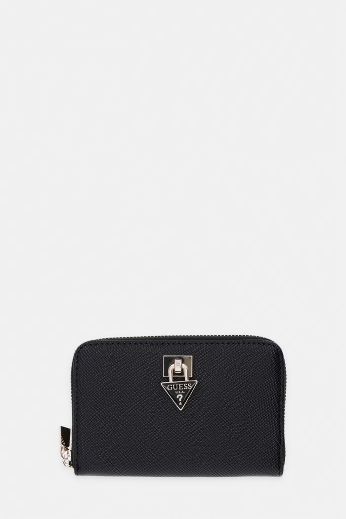 Guess portofel pentru femei, cu imitație de piele PATSIE negru SWZG99.19140