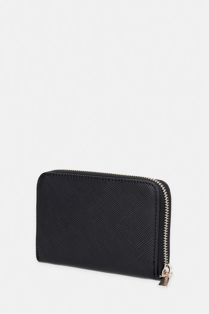 Guess portofel pentru femei, cu imitație de piele PATSIE SWZG99.19140 negru SS26
