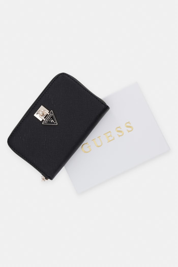 Guess portofel pentru femei, cu imitație de piele PATSIE SWZG99.19140 negru