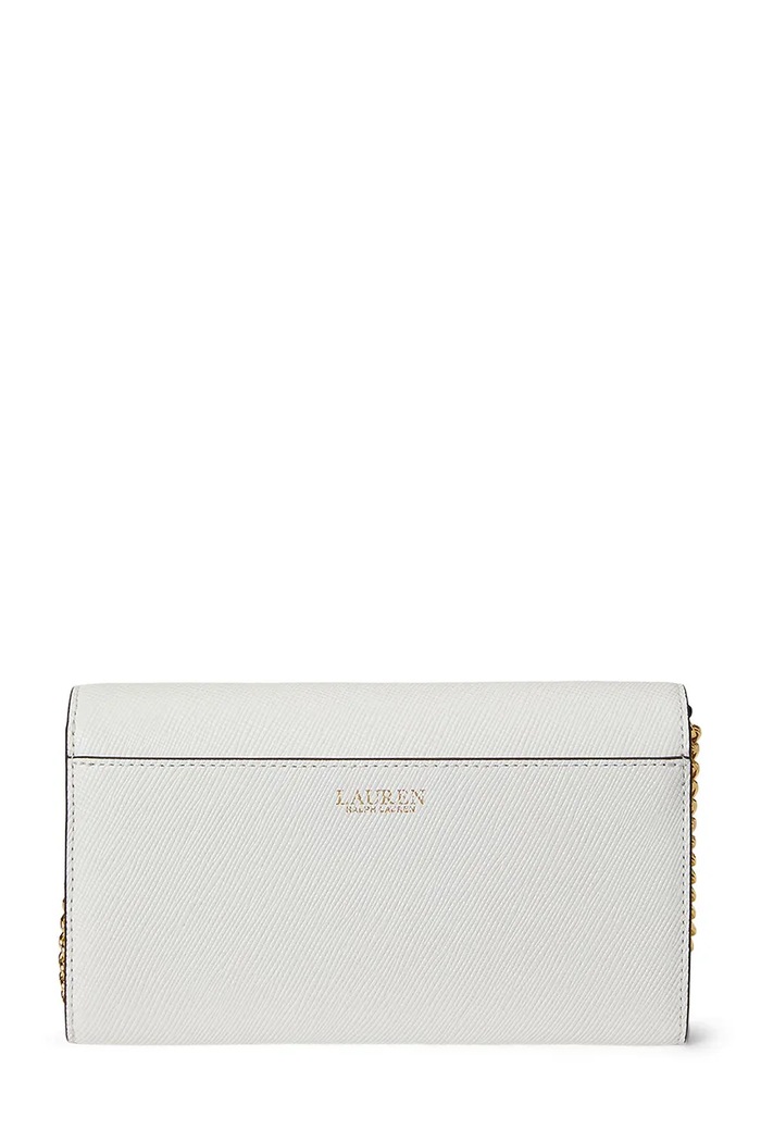 Lauren Ralph Lauren dámska kožená peňaženka 432P13473 biela SS26
