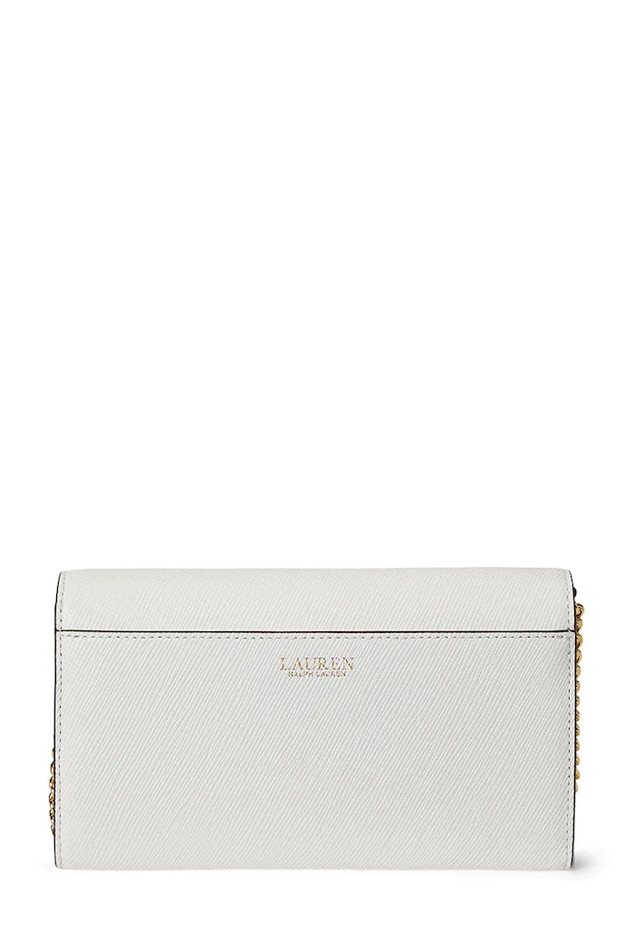 Lauren Ralph Lauren dámska kožená peňaženka 432P13473 biela SS26