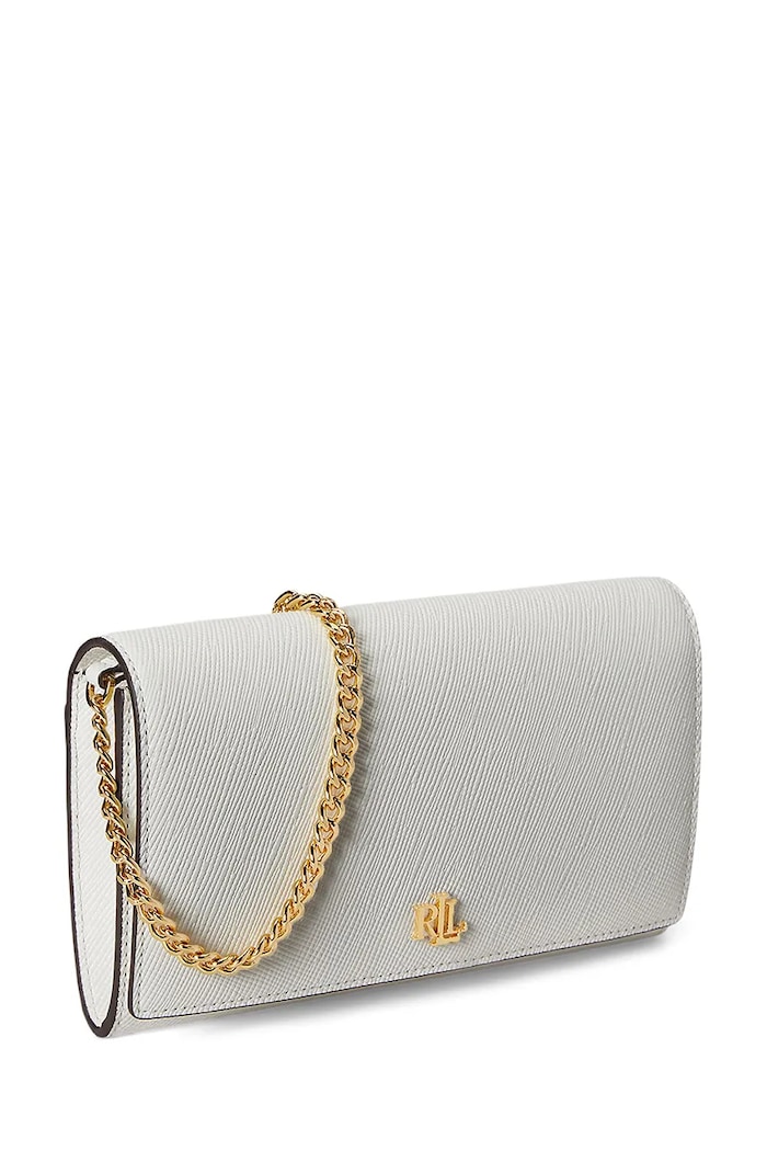Doplnky Lauren Ralph Lauren dámska kožená peňaženka 432P13473 biela