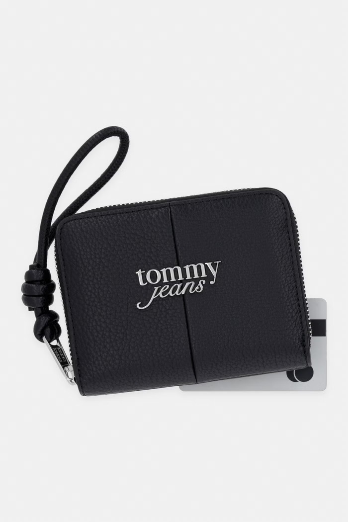 Tommy Jeans peňaženka dámska čierna AW0AW18446