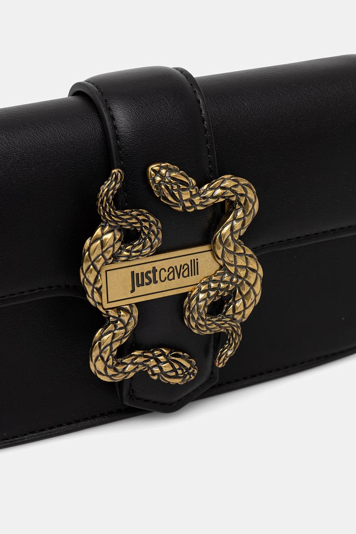 Just Cavalli клатч для женщин из искусственной кожи чёрный 80RA5PA2.ZSA89