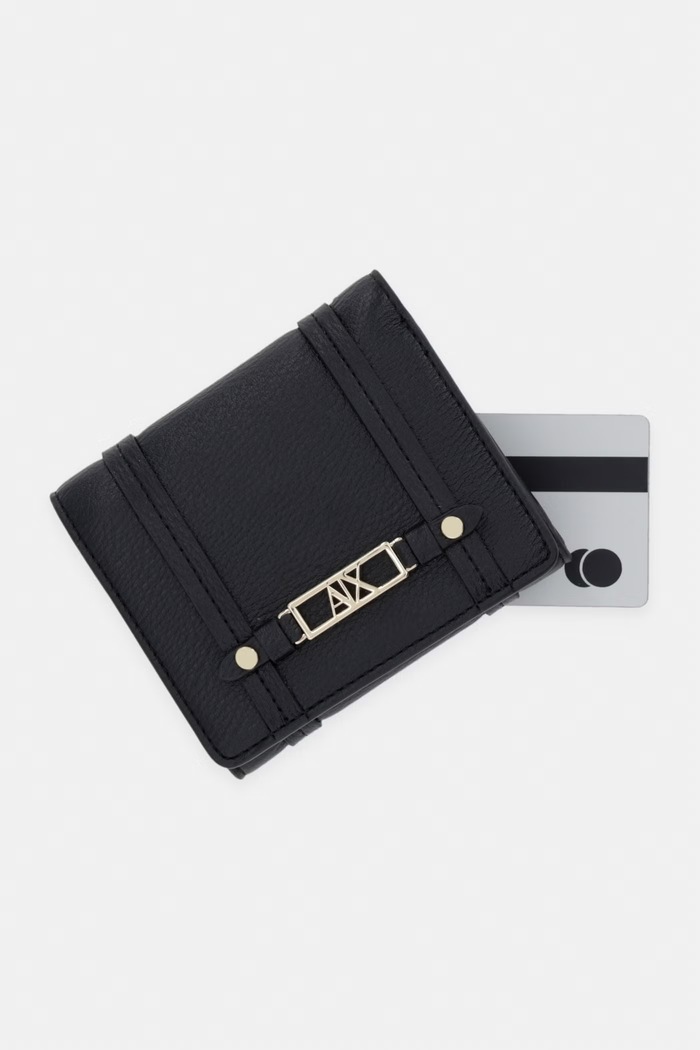 Armani Exchange peňaženka dámska z imitácie kože čierna XW002613.AF15632