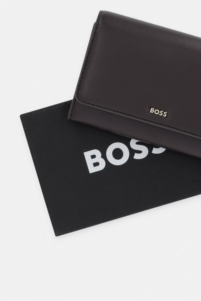 BOSS peňaženka dámska kožená NUMAH SM Continental 50564194 hnedá