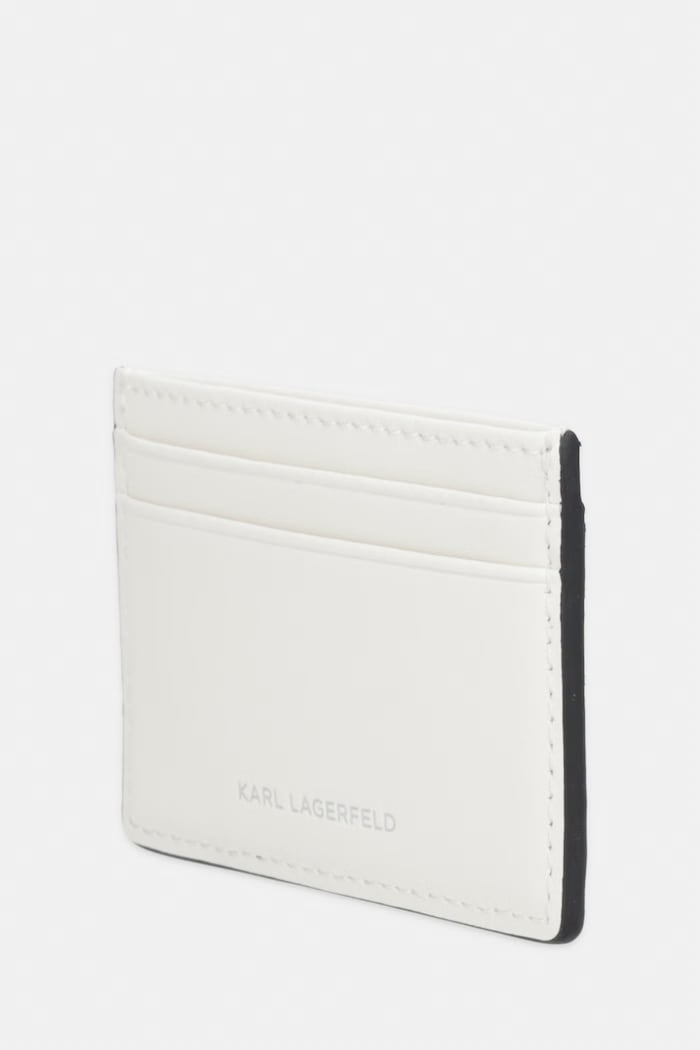 Dámske kožené puzdro na karty Karl Lagerfeld IKON B2W32059 béžová SS26