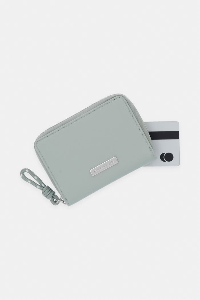 Karl Lagerfeld Портфейл женски IKON зелен B2W32035
