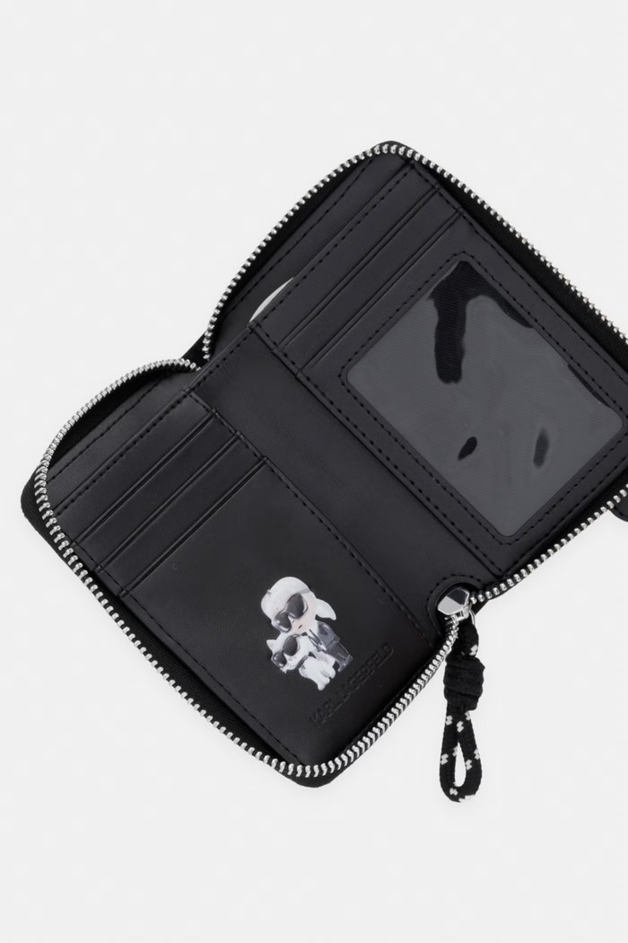Аксесоари Karl Lagerfeld Портфейл женски IKON B2W32035 черен