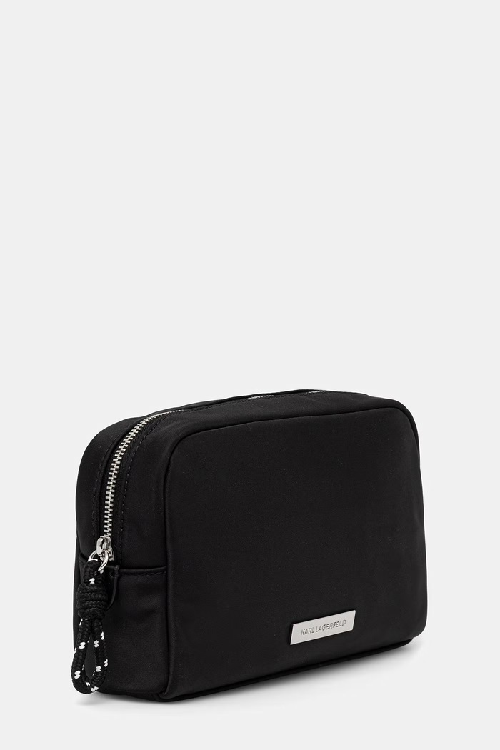 Karl Lagerfeld kozmetična torbica ženska IKON B2W32033 črna SS26