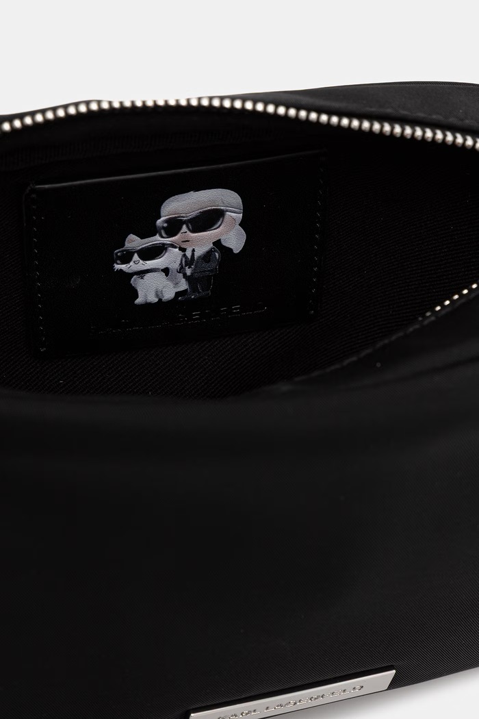 Karl Lagerfeld kozmetična torbica ženska IKON B2W32033 črna