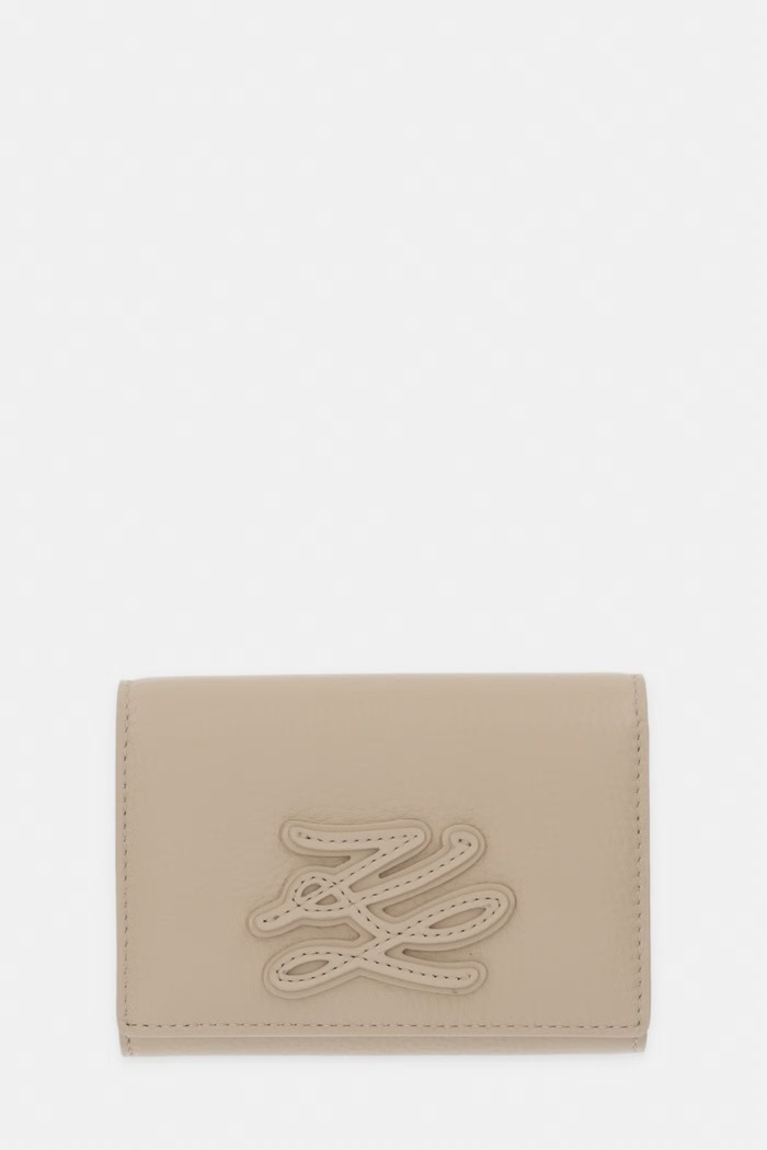 Karl Lagerfeld peňaženka dámska K/AUTOGRAPH béžová B2W32065