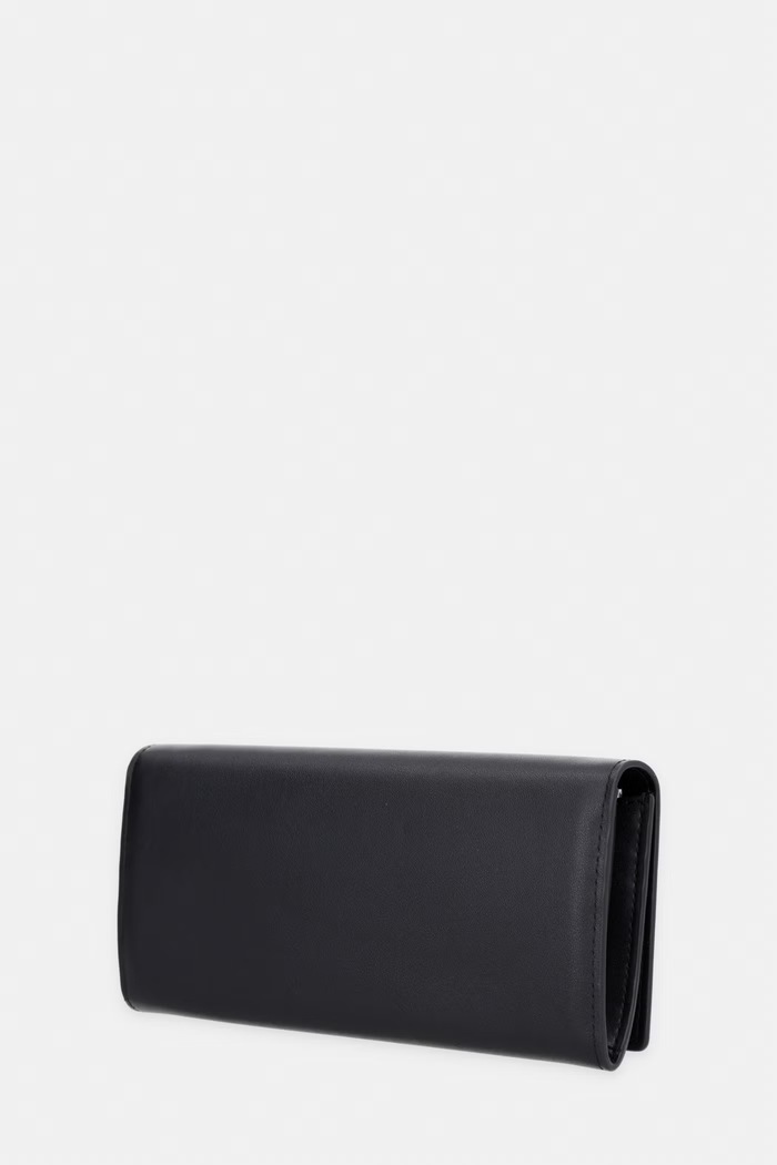 Karl Lagerfeld peňaženka dámska kožená K/SIGNATURE B2W32014 čierna SS26