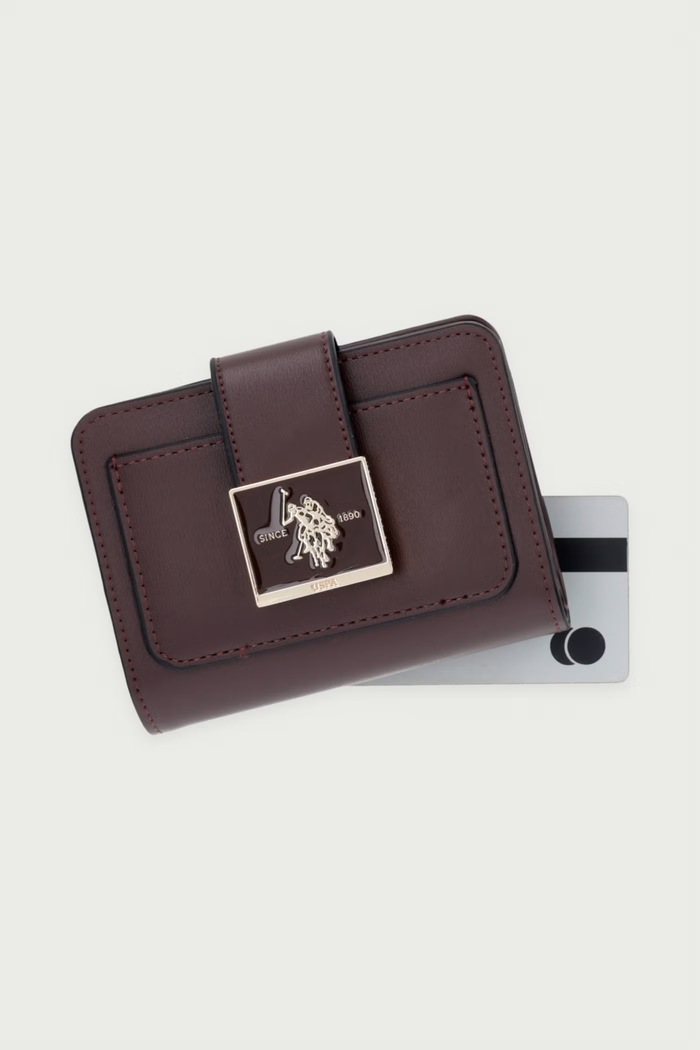 Portfel damski MARGARET U.S. Polo Assn. WEUMF9048WVP brązowy